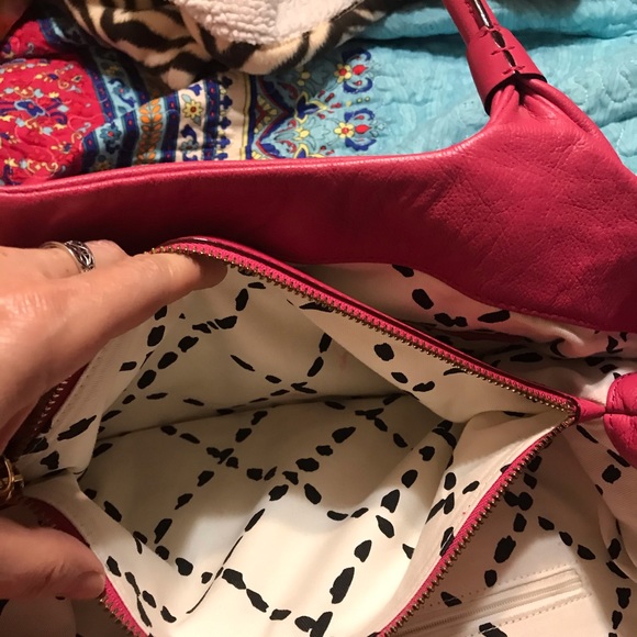 Kate Spade Stevie Bag Pink Leather Satchel - Picture 6 of 8